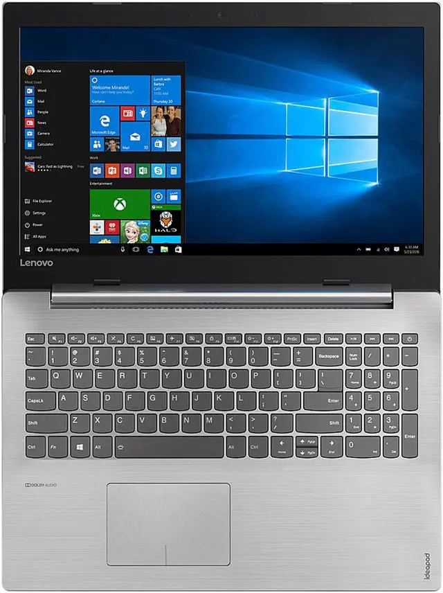 Alt view image 6 of 7 - Lenovo IdeaPad 15.6" Intel Core i3-7100U 6GB Memory DDR4 2133 Windows 10 Home 64-Bit 80XN000AUS
