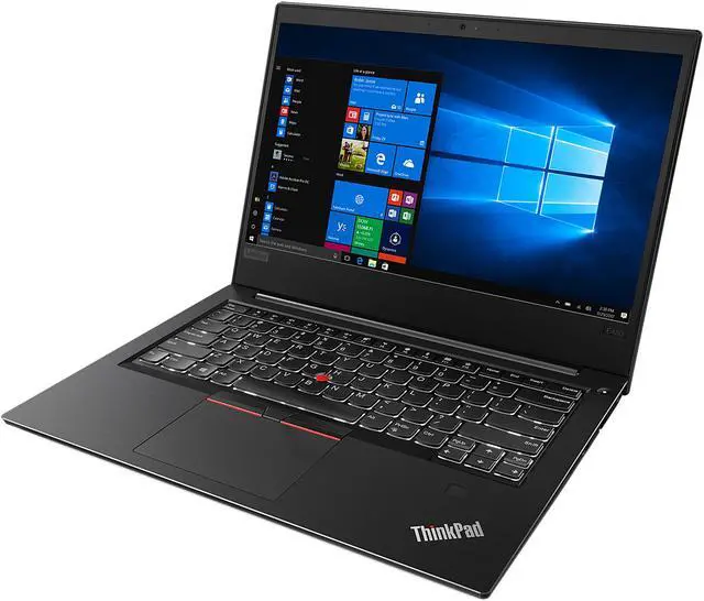 Alt view image 4 of 14 - Lenovo Laptop ThinkPad Intel Core i5-8250U 8GB Memory 256 GB SSD Intel UHD Graphics 620 14.0" Non-Touch Screen Windows 10 Pro 64-Bit E480 (20KN003XUS)