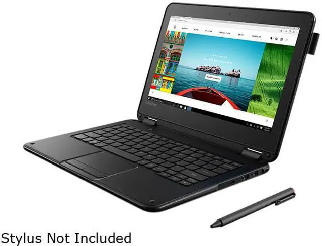 Alt view image 2 of 7 - Lenovo 300e Winbook 81FY000SUS 11.6" Touchscreen LCD 2 in 1 Notebook - Intel Celeron N3450 Quad-core (4 Core) 1.10 GHz - 4 GB - 64 GB Flash Memory - Windows 10 Pro - 1366 x 768 - In-plane Switching (IPS) Technology - Convertible