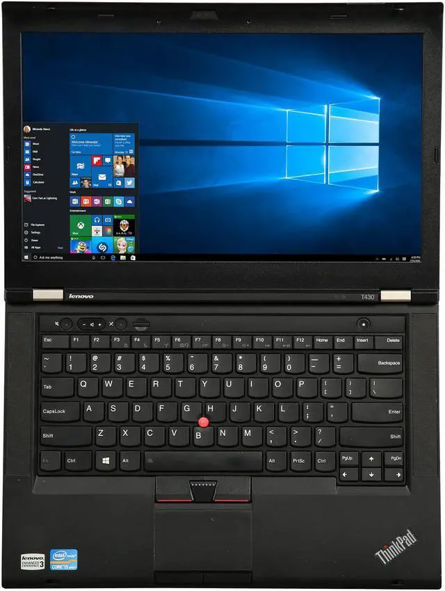 Alt view image 6 of 8 - Lenovo Grade A Laptop ThinkPad Intel Core i5-3320M 8GB Memory 320GB HDD 14.0" Non-Touch Screen Windows 10 Pro T430