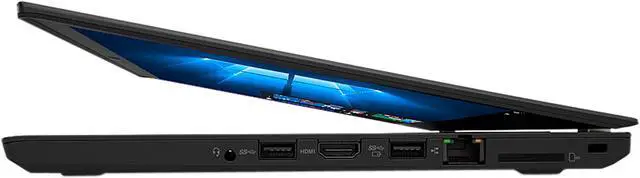 Alt view image 11 of 13 - Lenovo ThinkPad T480 20L5000UUS 14" LCD Notebook - Intel Core i7 (8th Gen) i7-8550U Quad-core (4 Core) 1.80 GHz - 8 GB DDR4 SDRAM - 256 GB SSD - Windows 10 Pro 64-bit - 1920 x 1080 - In-plane Switching (IPS) Technology - Black