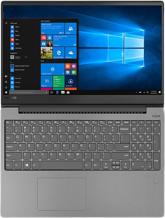 Alt view image 6 of 14 - Lenovo IdeaPad 330S 15.6" AMD Ryzen 5 2500U 8GB Memory DDR4 2400 256GB SSD Windows 10 Home 64-Bit 81FB0005US