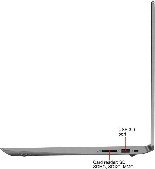 Alt view image 16 of 17 - Lenovo Laptop IdeaPad 330S Intel Core i3-8130U 6GB Memory 1TB HDD Intel UHD Graphics 620 15.6" Non-Touch Screen Windows 10 Home 64-bit 81F5001RUS