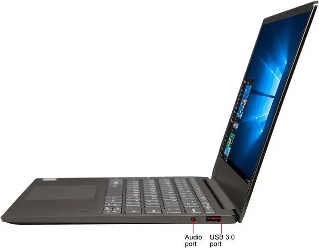 Alt view image 2 of 8 - Lenovo Laptop IdeaPad 720S Intel Core i7-8550U 8GB Memory 1 TB SSD Intel UHD Graphics 620 13.3" Non-Touch Screen Windows 10 Pro 64-Bit 81BV008KUS