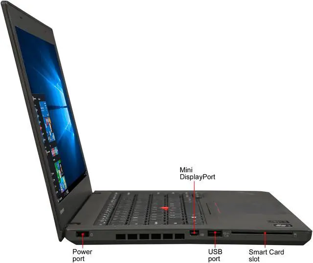 Alt view image 4 of 8 - Lenovo Grade B Laptop Intel Core i5-4300U 8GB Memory 500GB HDD 14.0" Windows 10 Pro 64-Bit T440