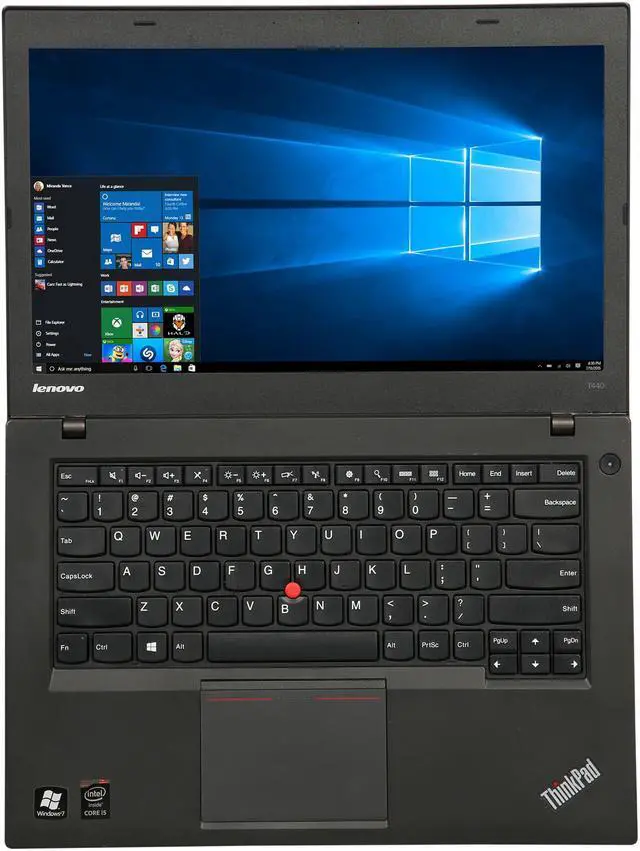 Alt view image 6 of 8 - Lenovo Grade B Laptop Intel Core i5-4300U 8GB Memory 500GB HDD 14.0" Windows 10 Pro 64-Bit T440