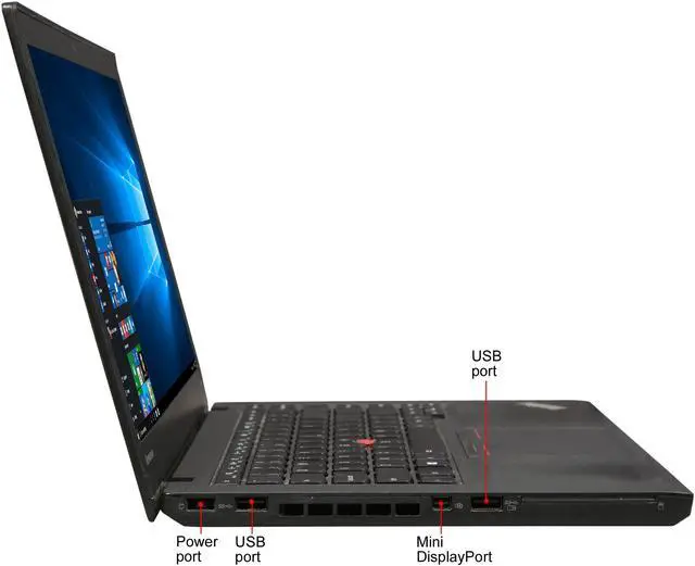 Alt view image 4 of 8 - Lenovo 14.0" Intel Core i7-4600U 12GB Memory Windows 10 Pro 64-Bit T440S