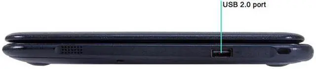 Alt view image 3 of 11 - Lenovo A Grade Chromebook Intel Celeron N2840 4GB Memory 16 GB SSD 11.6" Chrome OS N21