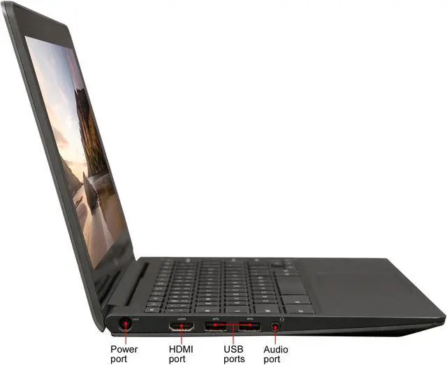 Alt view image 4 of 8 - DELL Chromebook 11 Grade B Chromebook Intel Celeron 2955U 4GB Memory 16GB SSD 11.6" Chrome OS CB1C13