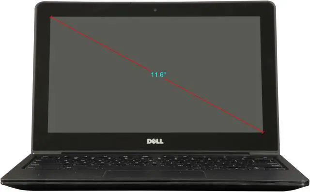 Alt view image 5 of 8 - DELL Chromebook 11 Grade B Chromebook Intel Celeron 2955U 4GB Memory 16GB SSD 11.6" Chrome OS CB1C13