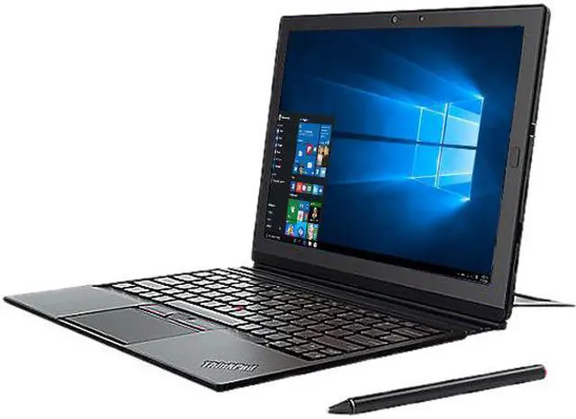 Alt view image 2 of 5 - Lenovo ThinkPad X1 Tablet 20JB002FUS 12" Touchscreen LCD 2 in 1 Notebook - Intel Core i5 (7th Gen) i5-7Y57 Dual-core (2 Core) 1.20 GHz - 8 GB LPDDR3 - 256 GB SSD - Windows 10 Pro 64-bit (English) - 2160 x 1440 - In-plane Switching (IPS) ...