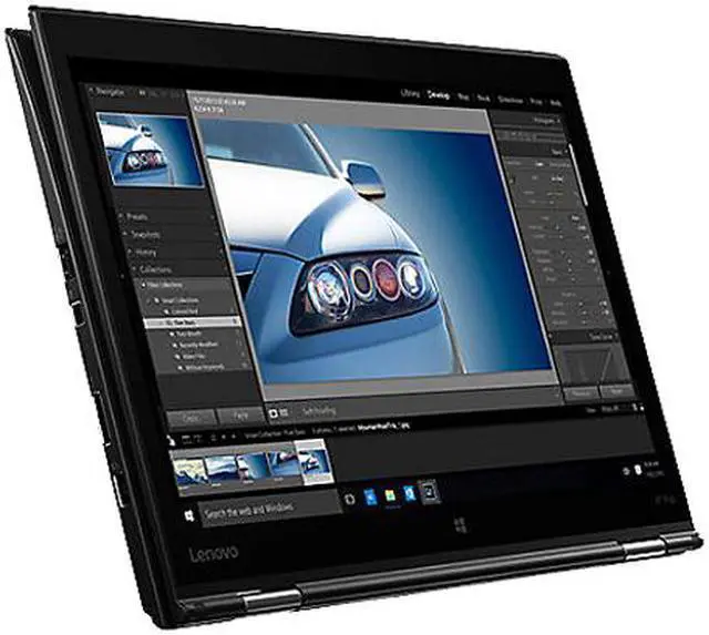 Alt view image 4 of 5 - Lenovo ThinkPad X1 Yoga 20JD000QUS 14" Touchscreen LCD 2 in 1 Ultrabook - Intel Core i7 (7th Gen) i7-7600U Dual-core (2 Core) 2.80 GHz - 8 GB LPDDR3 - 256 GB SSD - Windows 10 Pro 64-bit (English) - 1920 x 1080 - In-plane Switching (IPS) ...