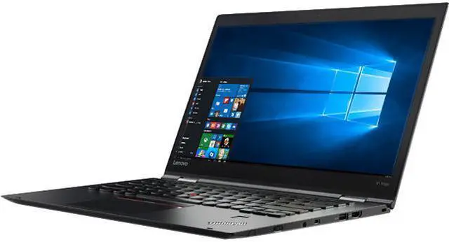 Main image of Lenovo ThinkPad X1 Yoga 20JD000WUS 14" Touchscreen LCD 2 in 1 Ultrabook - Intel Core i7 (7th Gen) i7-7600U Dual-core (2 Core) 2.80 GHz - 16 GB LPDDR3 - 512 GB SSD - Windows 10 Pro 64-bit (English) - 2560 x 1440 - In-plane Switching (IPS)...