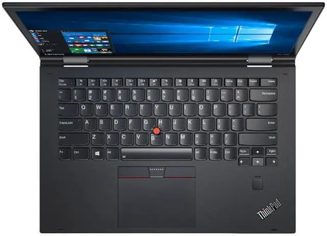 Alt view image 5 of 7 - Lenovo ThinkPad X1 Yoga 20JD000WUS 14" Touchscreen LCD 2 in 1 Ultrabook - Intel Core i7 (7th Gen) i7-7600U Dual-core (2 Core) 2.80 GHz - 16 GB LPDDR3 - 512 GB SSD - Windows 10 Pro 64-bit (English) - 2560 x 1440 - In-plane Switching (IPS)...
