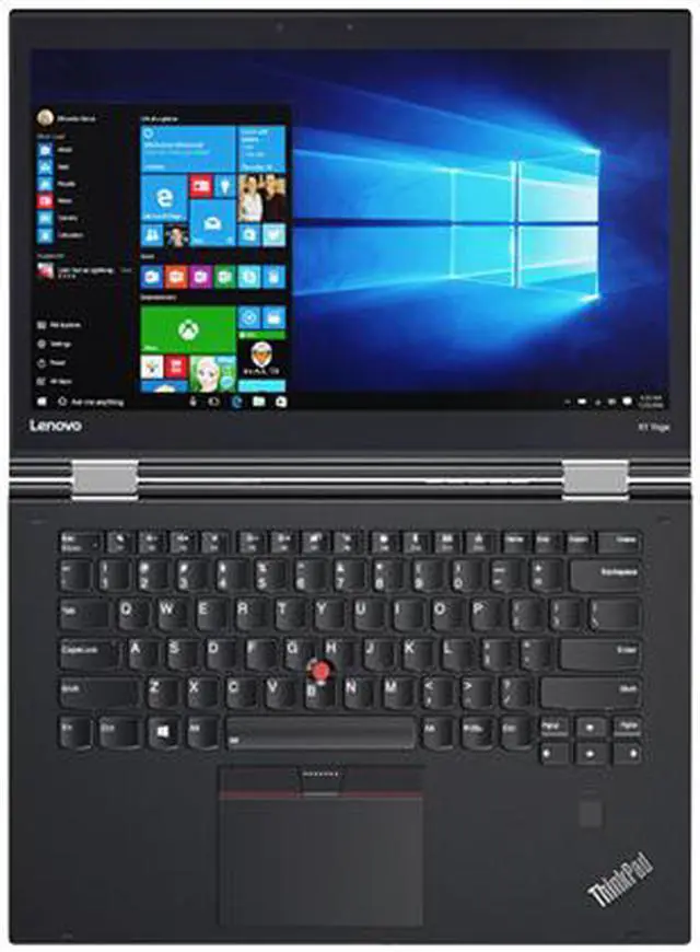 Alt view image 6 of 7 - Lenovo ThinkPad X1 Yoga 20JD000WUS 14" Touchscreen LCD 2 in 1 Ultrabook - Intel Core i7 (7th Gen) i7-7600U Dual-core (2 Core) 2.80 GHz - 16 GB LPDDR3 - 512 GB SSD - Windows 10 Pro 64-bit (English) - 2560 x 1440 - In-plane Switching (IPS)...