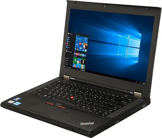 Main image of Lenovo Grade B Laptop 4GB Memory 180 GB SSD 14.0" Windows 10 Pro 64-Bit T430