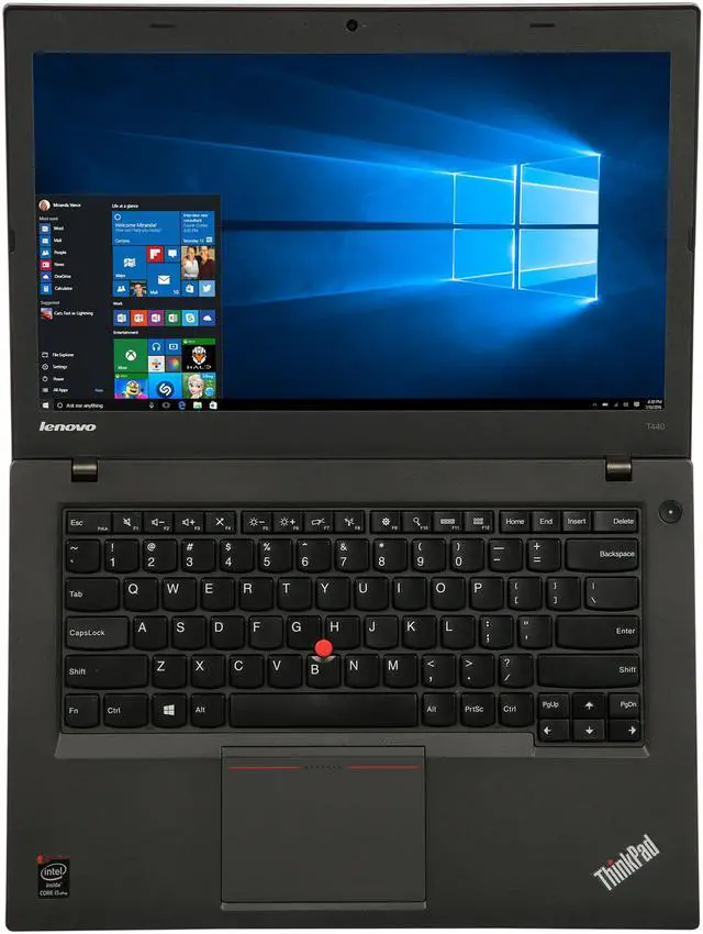 Alt view image 6 of 8 - Lenovo Laptop ThinkPad Intel Core i5-4300U 8GB Memory 500GB HDD 14.0" Windows 10 Pro 64-Bit T440