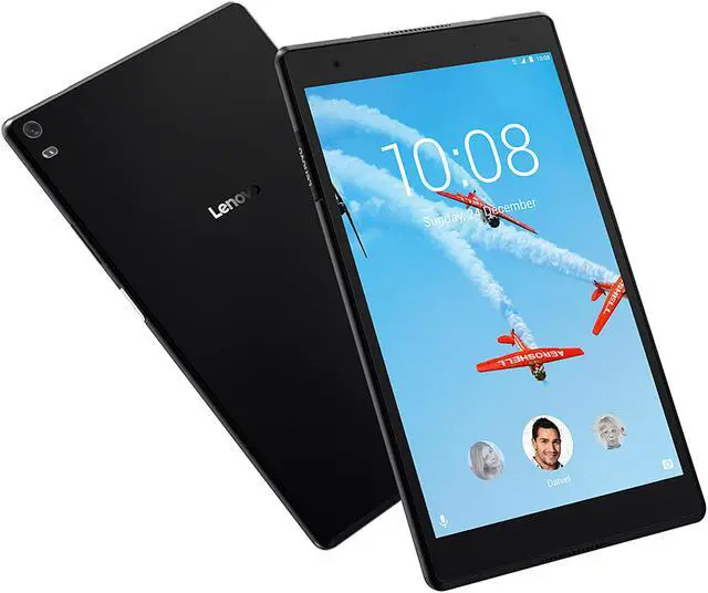 Alt view image 3 of 5 - Lenovo Tab 4 8 Plus ZA2H0000US Qualcomm MSM8953 Snapdragon 625 (2.0 GHz) 2 GB Memory 16 GB Flash Storage 8.0" 1920 x 1200 Tablet PC Android 7.1 (Nougat) Slate Black with LTE