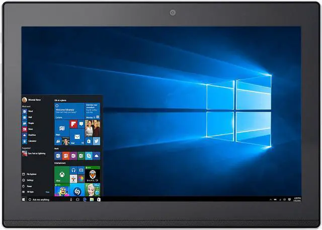 Alt view image 8 of 14 - Lenovo Miix 320 80XF00DRUS Intel Atom x5-Z8350 (1.44 GHz) 4 GB LPDDR3 Memory 64 GB eMMC 10.1" Touchscreen 1920 x 1200 Detachable 2-in-1 Laptop Windows 10 Home