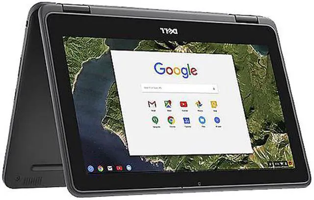 Alt view image 2 of 2 - DELL Chromebook Intel Celeron N3060 4GB Memory 64GB SSD 11.6" Touch Screen Chrome OS 3189 (T8TJG)