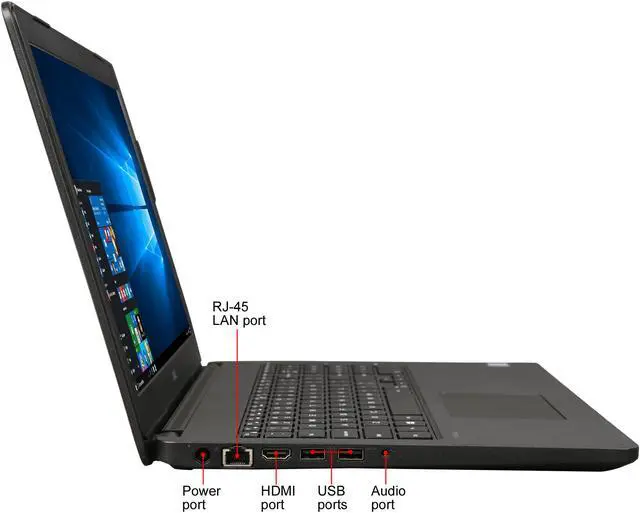 Alt view image 4 of 8 - DELL Laptop Latitude Intel Core i3-6006U 4GB Memory 500GB HDD Intel HD Graphics 520 15.6" Non-Touch Screen Windows 10 Pro 64-Bit 3580 (6FC0D)