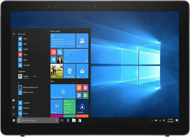 Alt view image 7 of 14 - DELL Latitude Intel Core i7-7600U 16GB Memory 512 GB SSD Intel HD Graphics 620 12.3" Touch Screen 1920 x 1280 Detachable 2-in-1 Laptop Windows 10 Pro 64-Bit 5285 (YCWW6)