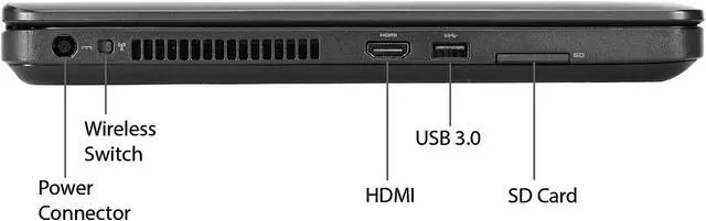 Alt view image 3 of 4 - DELL Latitude E5540 Laptop Intel Core i5 4th Gen 4300U (1.90 GHz) 8 GB Memory 180 GB SSD 15.6" Windows 10 Pro 64-Bit Grade B