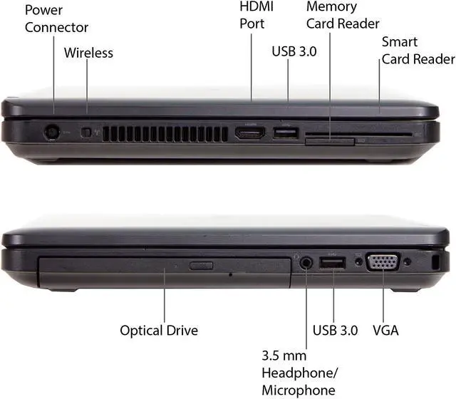 Alt view image 2 of 3 - DELL Grade A  Laptop E5440 Intel Core i5 4th Gen 4300U (1.90 GHz) 8 GB Memory 128 GB SSD 14.0" Windows 10 Pro 64-Bit