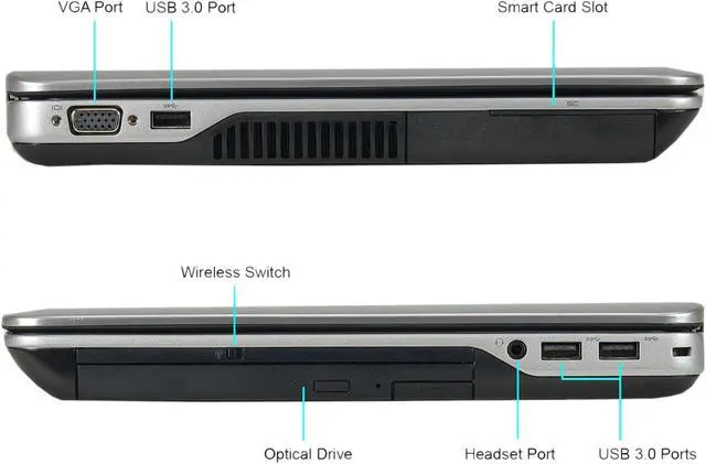 Alt view image 3 of 4 - DELL Latitude E6440 Laptop Intel Core i5 4th Gen 4300M (2.60 GHz) 8 GB Memory 500 GB HDD 14.0" Windows 10 Pro 64-bit Grade A