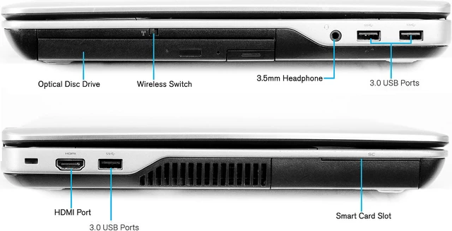 Alt view image 2 of 3 - DELL 15.6" Intel Core i5-4300M 8GB Memory Windows 10 Home 64-Bit E6540