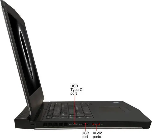Alt view image 4 of 8 - Alienware 15 R3 15.6" Intel Core i7 6th Gen 6700HQ (2.60 GHz) NVIDIA GeForce GTX 1060 16 GB Memory 256 GB SSD 1 TB HDD Windows 10 Home 64-Bit Gaming Laptop