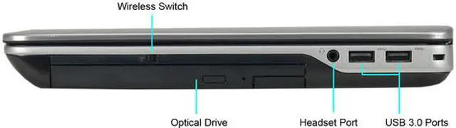 Alt view image 4 of 5 - DELL Latitude E6440 Laptop Intel Core i5 4th Gen 4300M (2.60 GHz) 16 GB Memory 250 GB SSD 14.0" Windows 10 Pro 64-bit Grade A