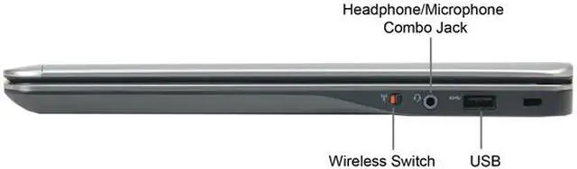 Alt view image 4 of 5 - DELL B Grade Laptop Intel Core i7-4600U 8GB Memory 128 GB SSD 14.0" Non-Touch Screen Windows 10 Pro 64-Bit E7440