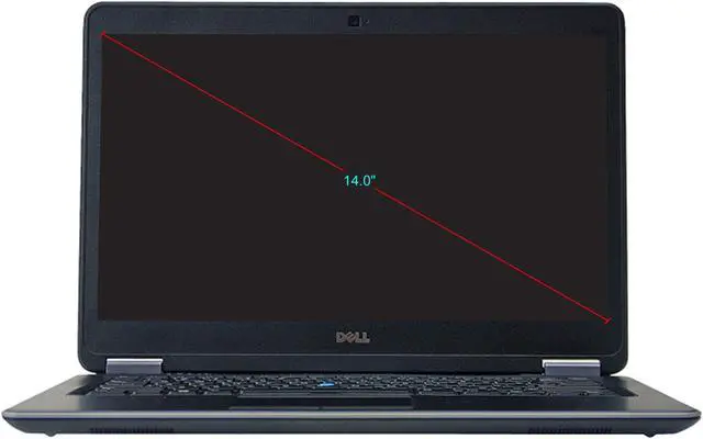 Alt view image 2 of 5 - DELL B Grade Laptop Intel Core i7-4600U 8GB Memory 128 GB SSD 14.0" Non-Touch Screen Windows 10 Pro 64-Bit E7440