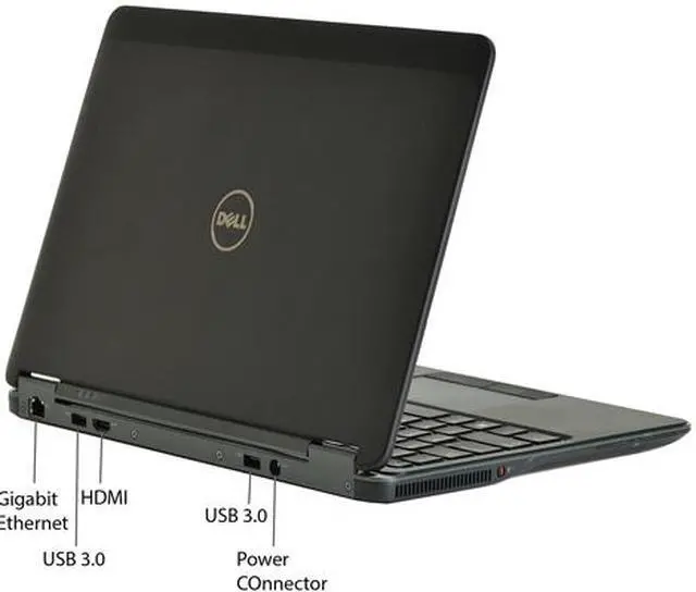 Alt view image 2 of 4 - DELL Grade A Laptop E7240 Intel Core i5 4th Gen 4300U (1.90 GHz) 16 GB Memory 256 GB SSD 12.5" Windows 10 Pro 64-Bit