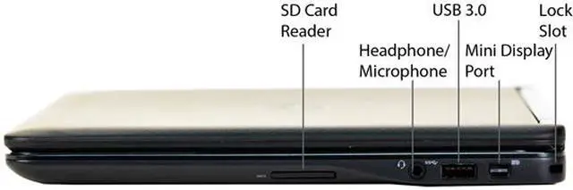 Alt view image 4 of 4 - DELL Grade A Laptop E7240 Intel Core i5 4th Gen 4300U (1.90 GHz) 16 GB Memory 256 GB SSD 12.5" Windows 10 Pro 64-Bit