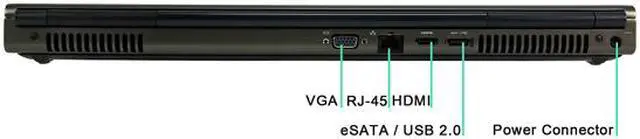 Alt view image 5 of 5 - DELL B Grade Laptop Intel Core i7-4800MQ 16GB Memory 240 GB SSD 17.3" Windows 10 Pro 64-Bit M6800
