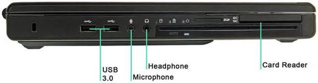 Alt view image 4 of 5 - DELL B Grade Laptop Intel Core i7-4800MQ 16GB Memory 240 GB SSD 17.3" Windows 10 Pro 64-Bit M6800