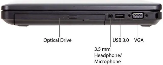 Alt view image 3 of 4 - DELL Grade A Laptop E5440 Intel Core i5 4th Gen 4300U (1.90 GHz) 8 GB Memory 500 GB HDD 14.0" Windows 10 Pro 64-Bit