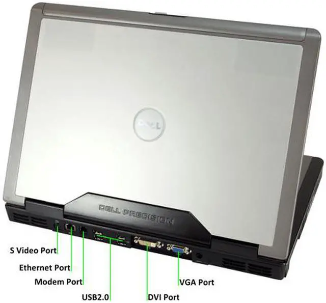 Alt view image 2 of 3 - DELL Precision M90 Mobile Workstation Intel Core 2 Duo 2.00 GHz 4 GB Memory 250 GB HDD 17.0" Windows 10 Home 64-Bit