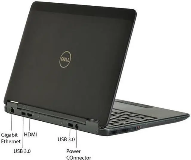Alt view image 3 of 4 - DELL B Grade Laptop Intel Core i5-4200U 8GB Memory 128 GB SSD 12.5" Windows 10 Pro 64-Bit E7240