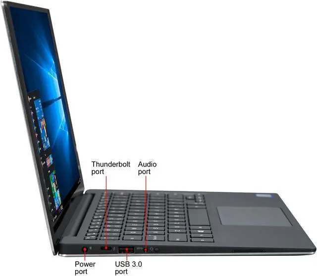 Alt view image 4 of 8 - DELL Laptop XPS 13 (9360) Intel Core i5-7200U 8GB Memory 128 GB SSD Intel HD Graphics 620 13.3" Touch Screen Windows 10 Home 64-Bit XPS9360-1718SLV