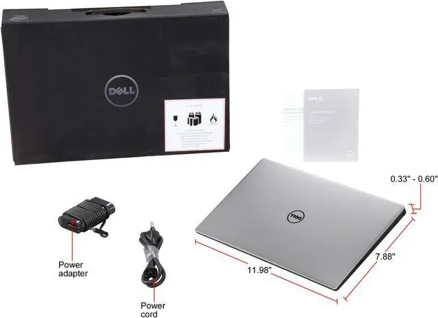 Alt view image 8 of 8 - DELL Laptop XPS 13 (9360) Intel Core i5-7200U 8GB Memory 128 GB SSD Intel HD Graphics 620 13.3" Touch Screen Windows 10 Home 64-Bit XPS9360-1718SLV