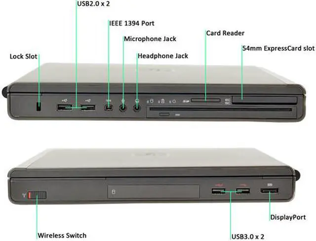 Alt view image 4 of 4 - DELL Precision 15.6" Intel Core i7-3720QM 8GB Memory Windows 10 Pro 64-Bit NE5-30333