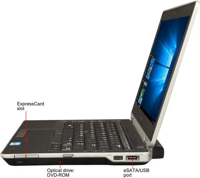 Alt view image 2 of 8 - DELL B Grade Laptop Latitude Intel Core i5-3320M 4GB Memory 250GB HDD 13.3" Non-Touch Screen Windows 10 Home 64-Bit E6330