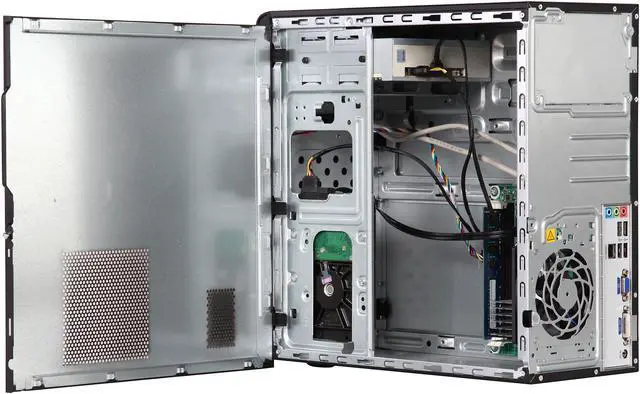 Alt view image 5 of 9 - HP Pavilion Desktop PC with Dual Core Accelerated CPU: AMD Fusion E300 (Zacate) 1.30Ghz, 4GB DDR3 MEMORY, 500GB HDD, RADEON HD 6310, DVI and VGA Output, DVDRW, Windows 8 64 Bit