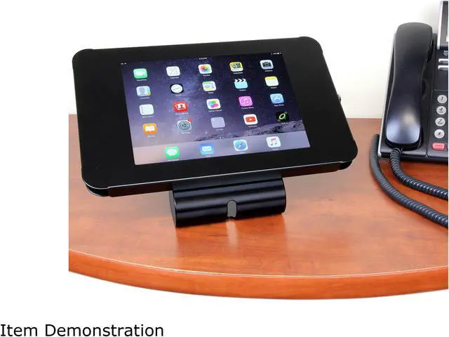 Alt view image 5 of 7 - StarTech.com SECTBLTPOS Secure Tablet Stand - Desk or Wall-Mountable - Lockable Tablet Mount - 9.7" Tablets - Steel Construction - POS Tablet Stand