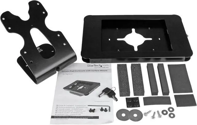 Alt view image 7 of 7 - StarTech.com SECTBLTPOS Secure Tablet Stand - Desk or Wall-Mountable - Lockable Tablet Mount - 9.7" Tablets - Steel Construction - POS Tablet Stand