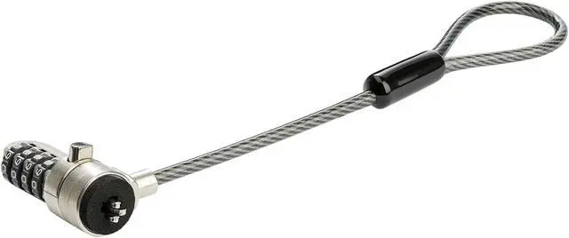 Alt view image 2 of 4 - StarTech.com BRNCHLOCK Laptop Cable Lock Expansion Loop - 6" / 2.5 cm Branch Cable & K-Slot Combination Lock - Computer Security Cable (BRNCHLOCK)