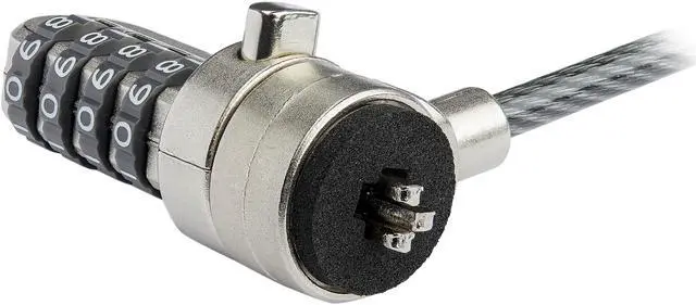 Alt view image 3 of 4 - StarTech.com BRNCHLOCK Laptop Cable Lock Expansion Loop - 6" / 2.5 cm Branch Cable & K-Slot Combination Lock - Computer Security Cable (BRNCHLOCK)